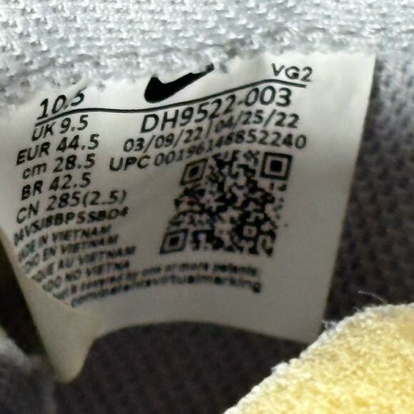 Nike Mens Waffle Debut Grey Fog White Lace up Running Sneakers DH9522-003 10.5 - Picture 8 of 8